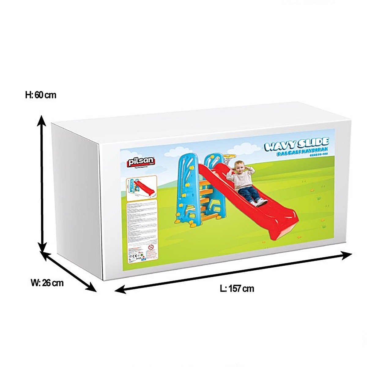 Wavy Slide Red