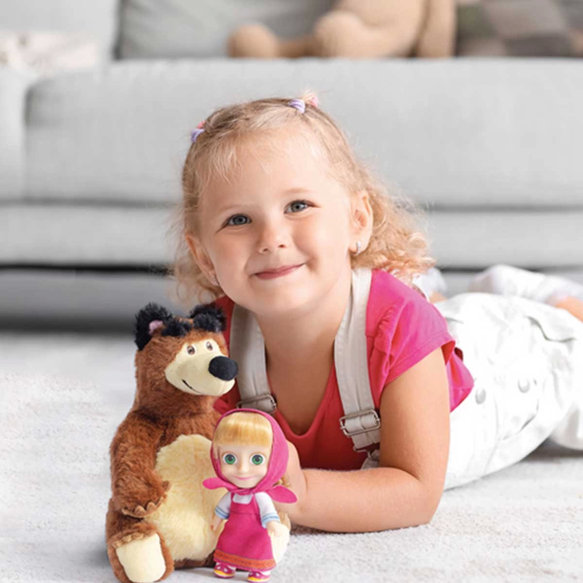 Masha and the Bear 20cm Plush 12cm Doll MHA21000