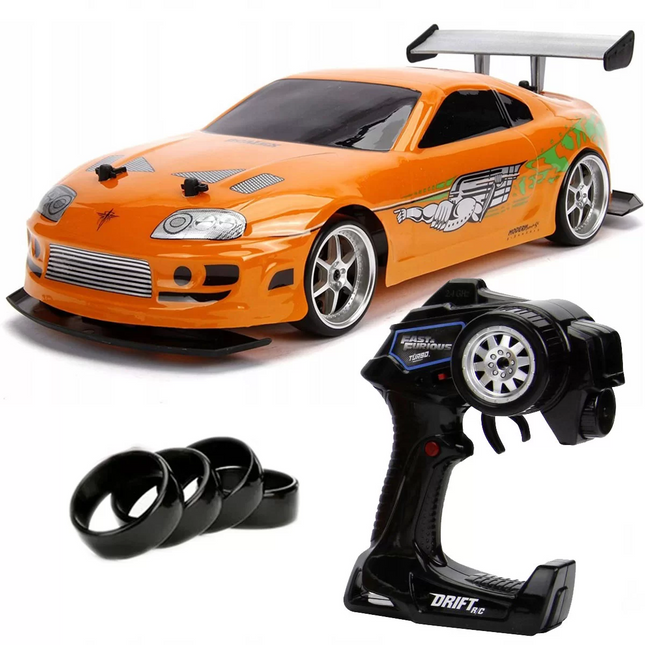 1:10 Fast & Furious 1995 Remote Control Brian's Toyota Supra Drift Turbo Car