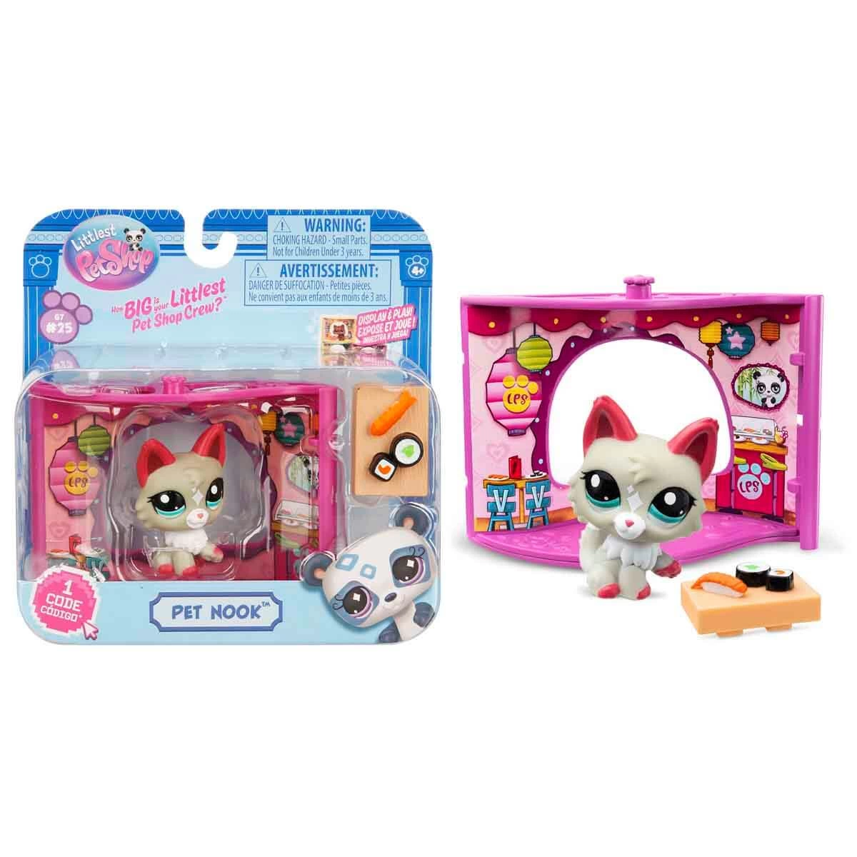 Littlest Pet Shop Pets and Themed Play Corner