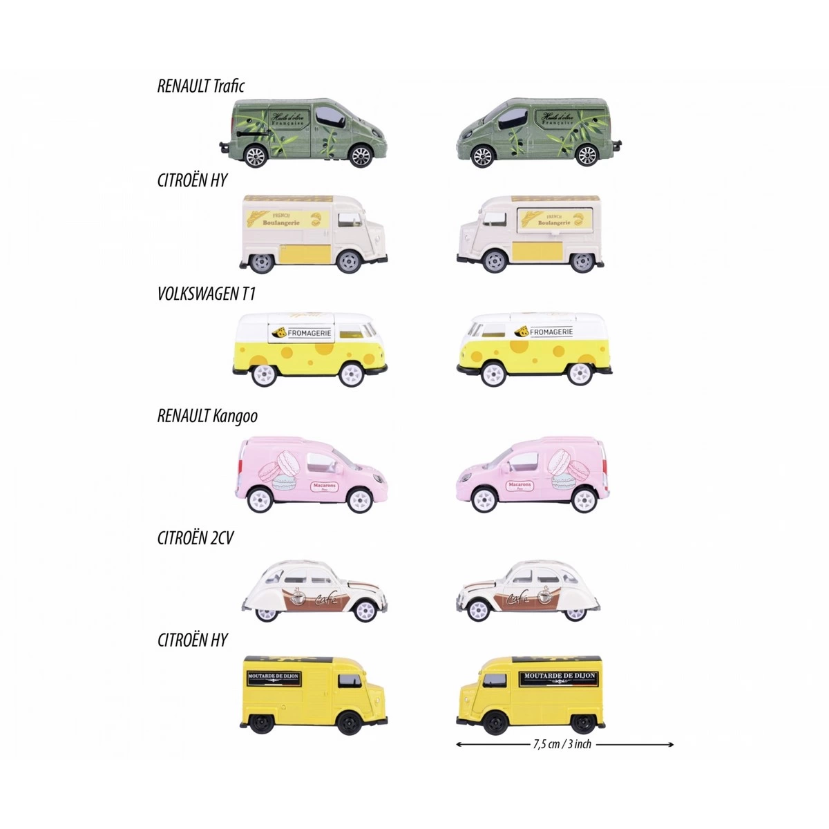 Majorette French Touch Deluxe Cars