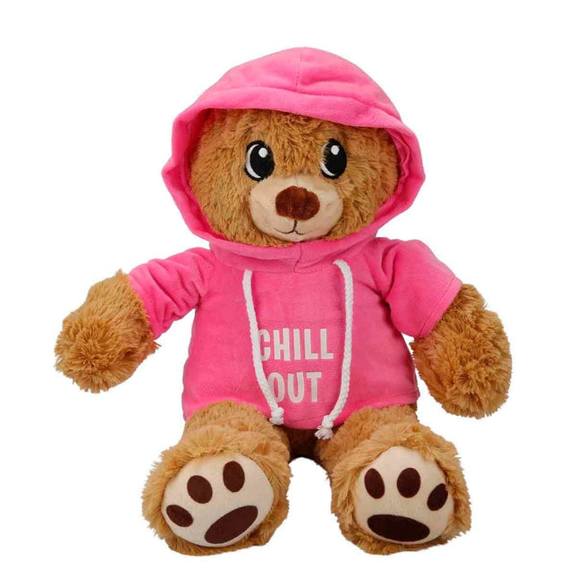 Hooded Plush Bear 30 cm.