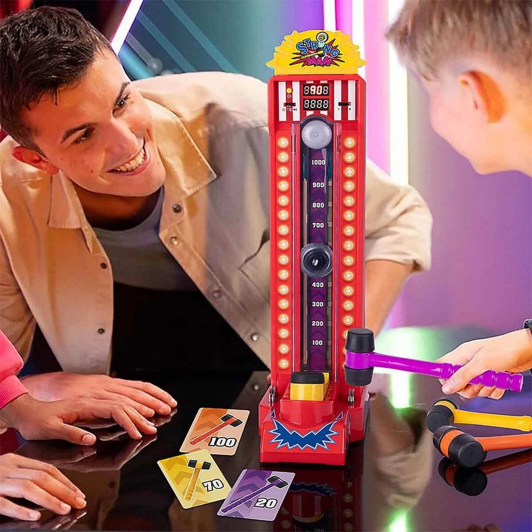 Electronic Arcade Strongman Game with Sound