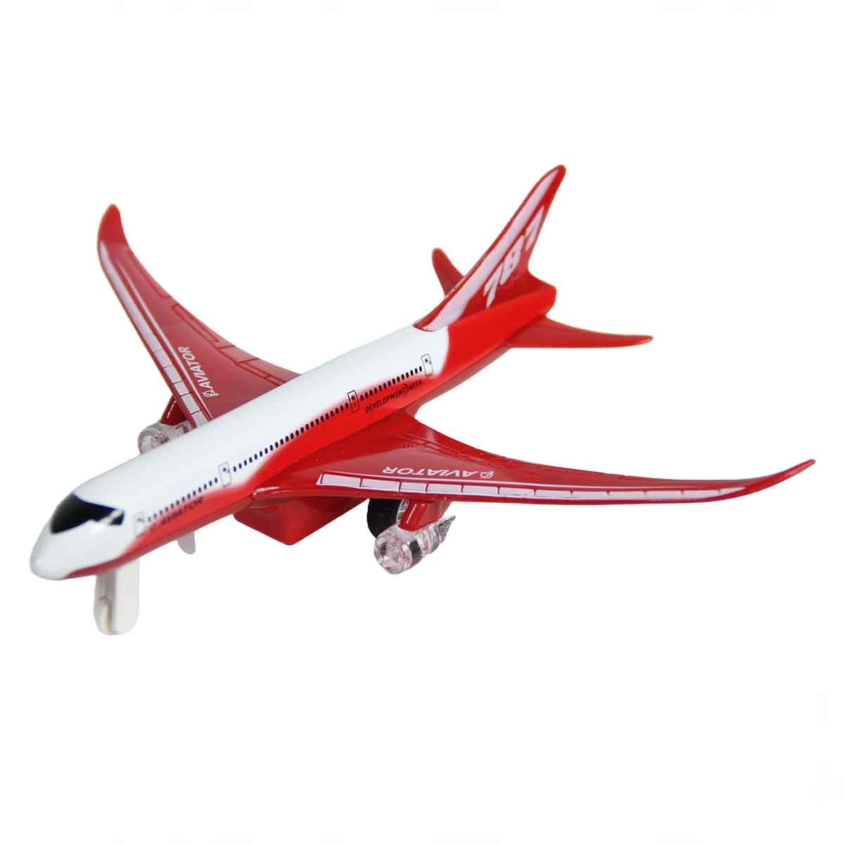 Metal Squeegee Light and Sound Passenger Plane