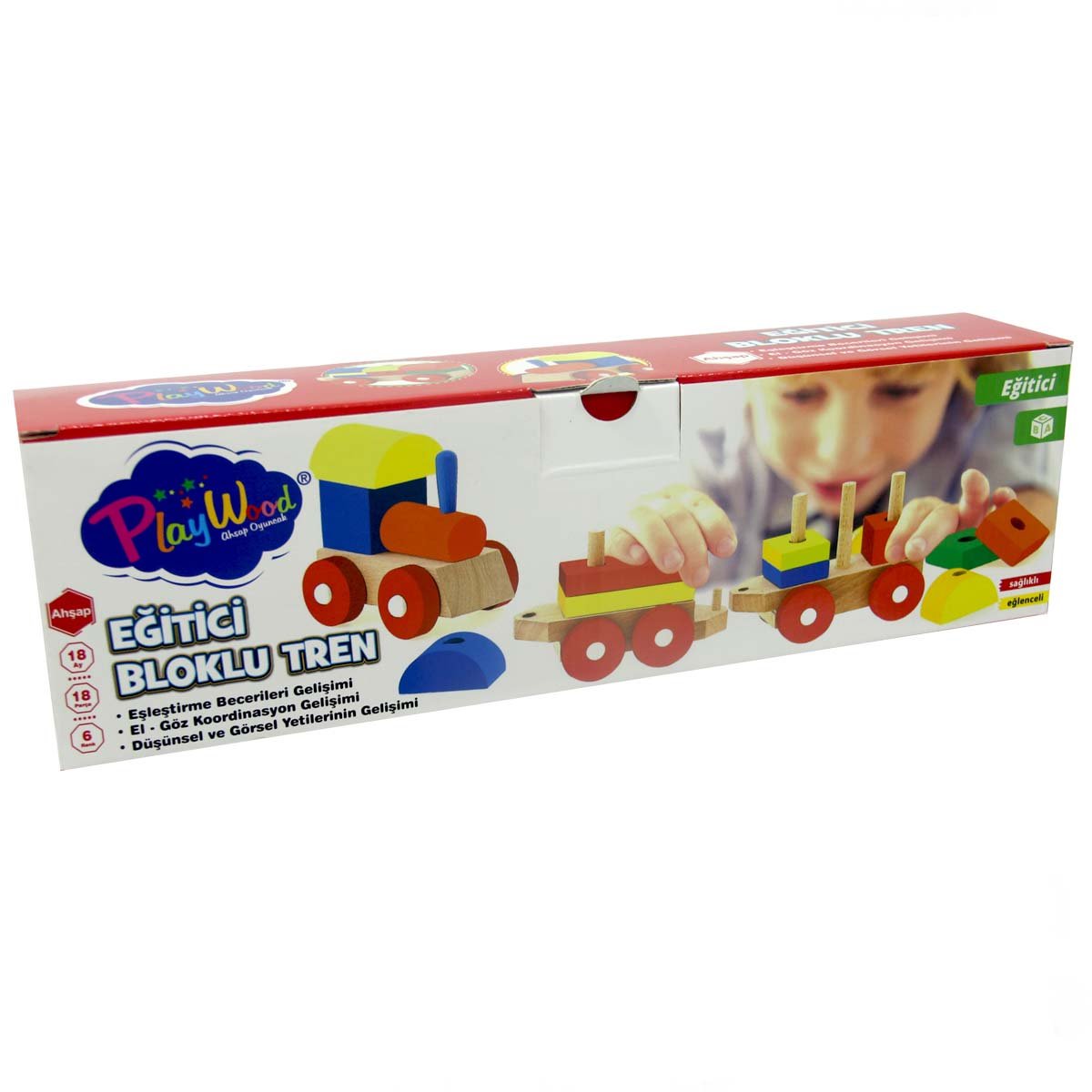 Playwood Educational Wooden Puzzle Train