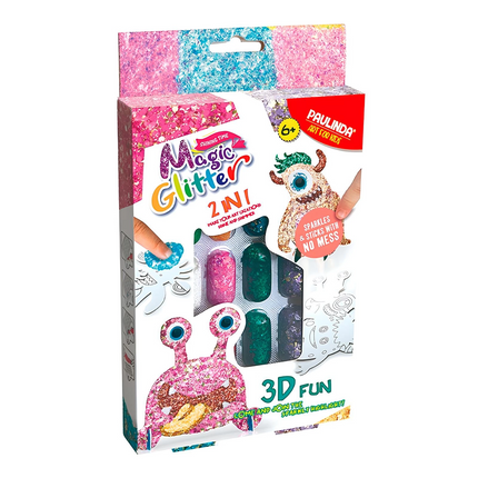 Paulinda Magic Glitter 2n1 3D Fun Hobby Set S00095583