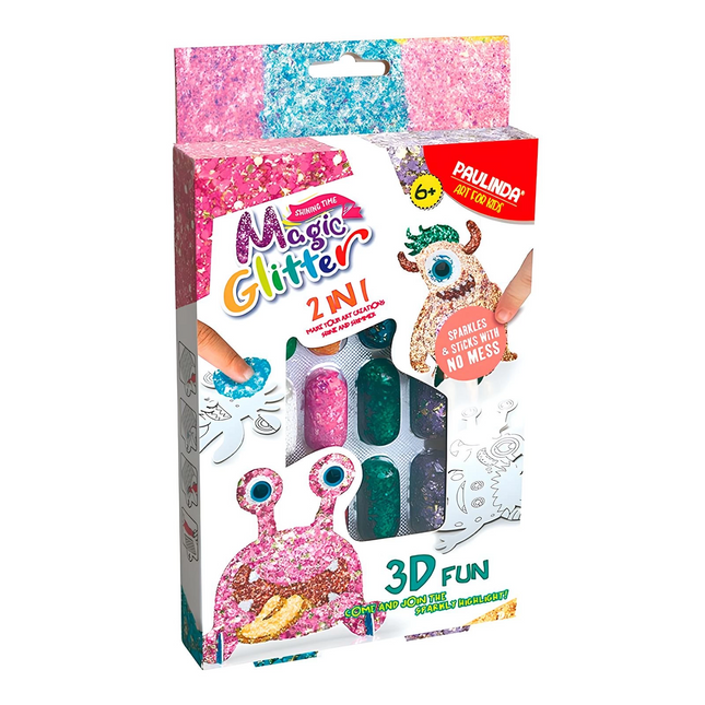 Paulinda Magic Glitter 2n1 3D Fun Hobby Set S00095583
