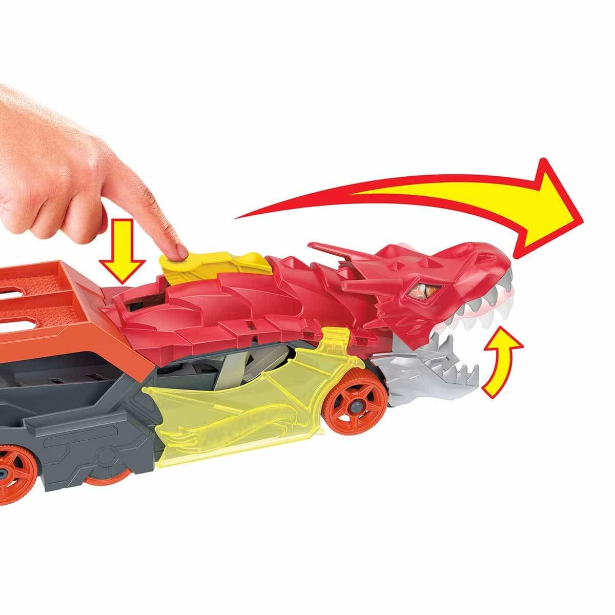 Hot Wheels Launcher and Carrier Dragon GTK42
