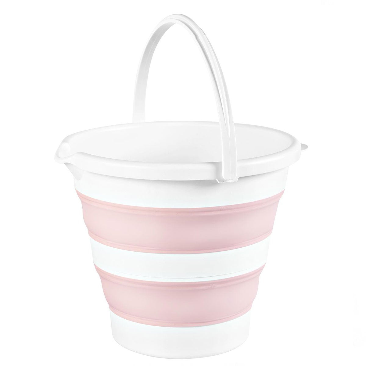 Numio Folding Baby Bath Tub Bath Set of 5 Pink