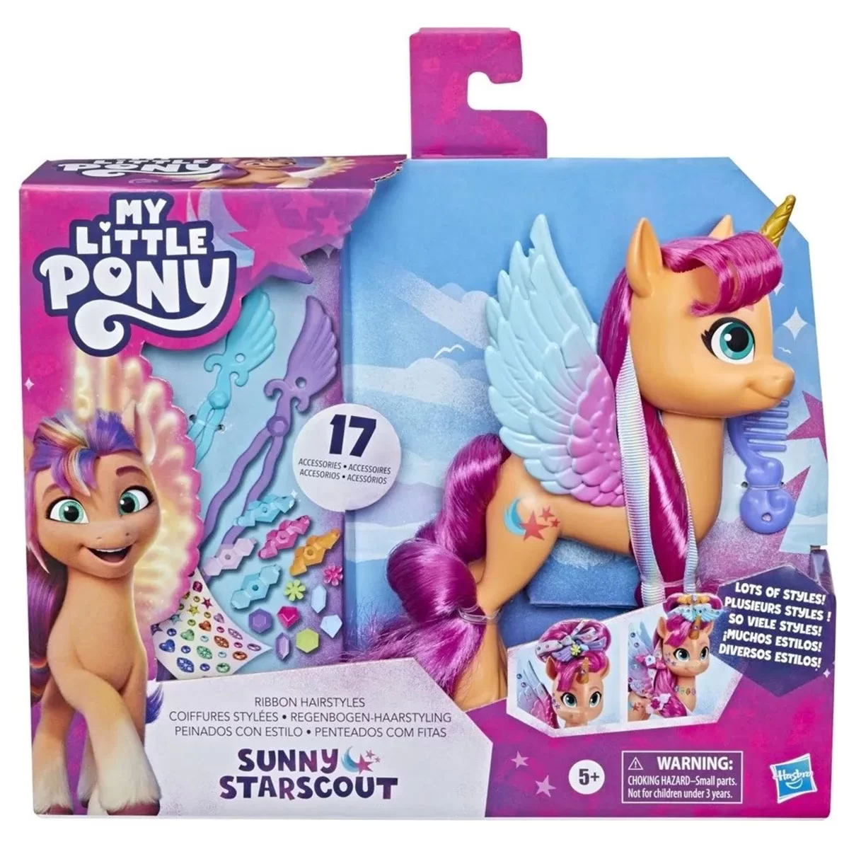 My Little Pony Sunny with Ribbon Hair Design