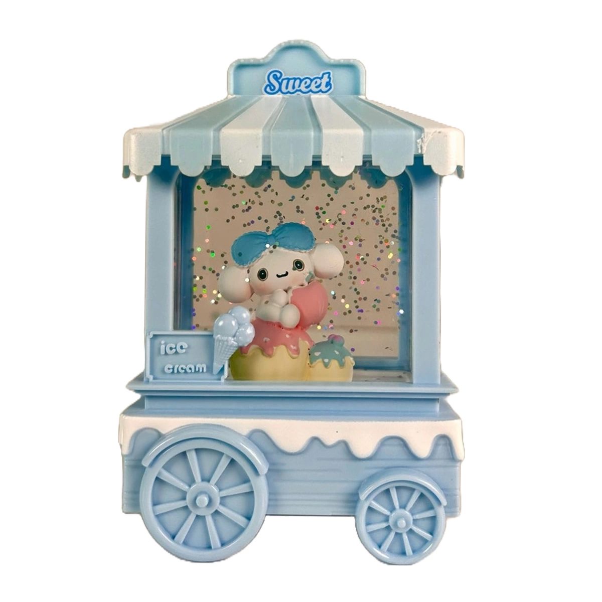 Snow Globe Plastic Ice Cream Cart LLM-HDY0112