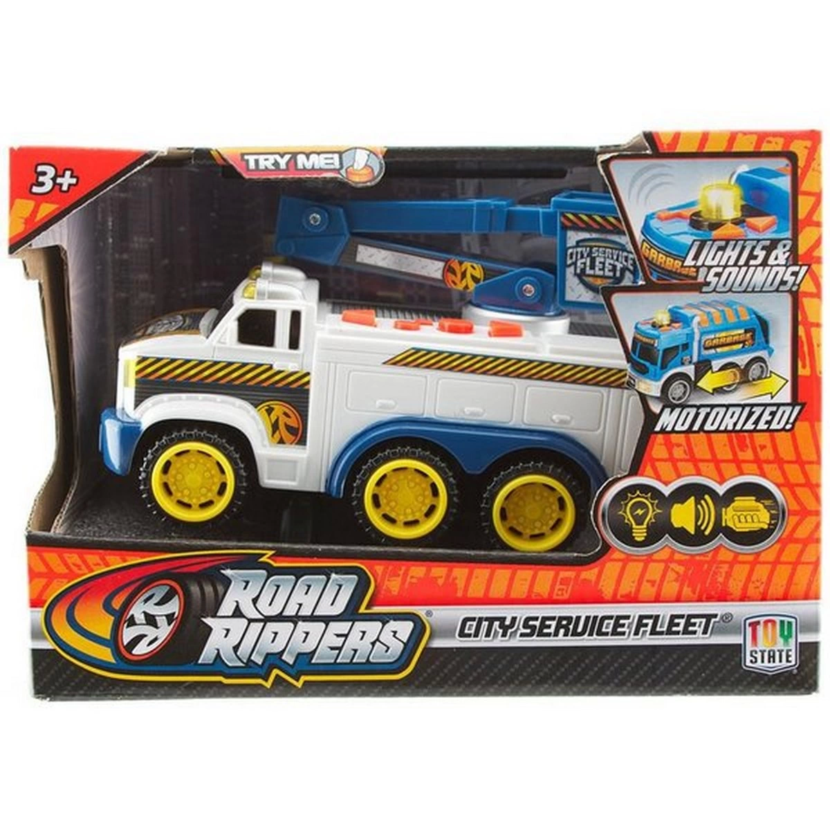 Road Rippers Surprise Moving Mini Utility Vehicle with Sound and Lights