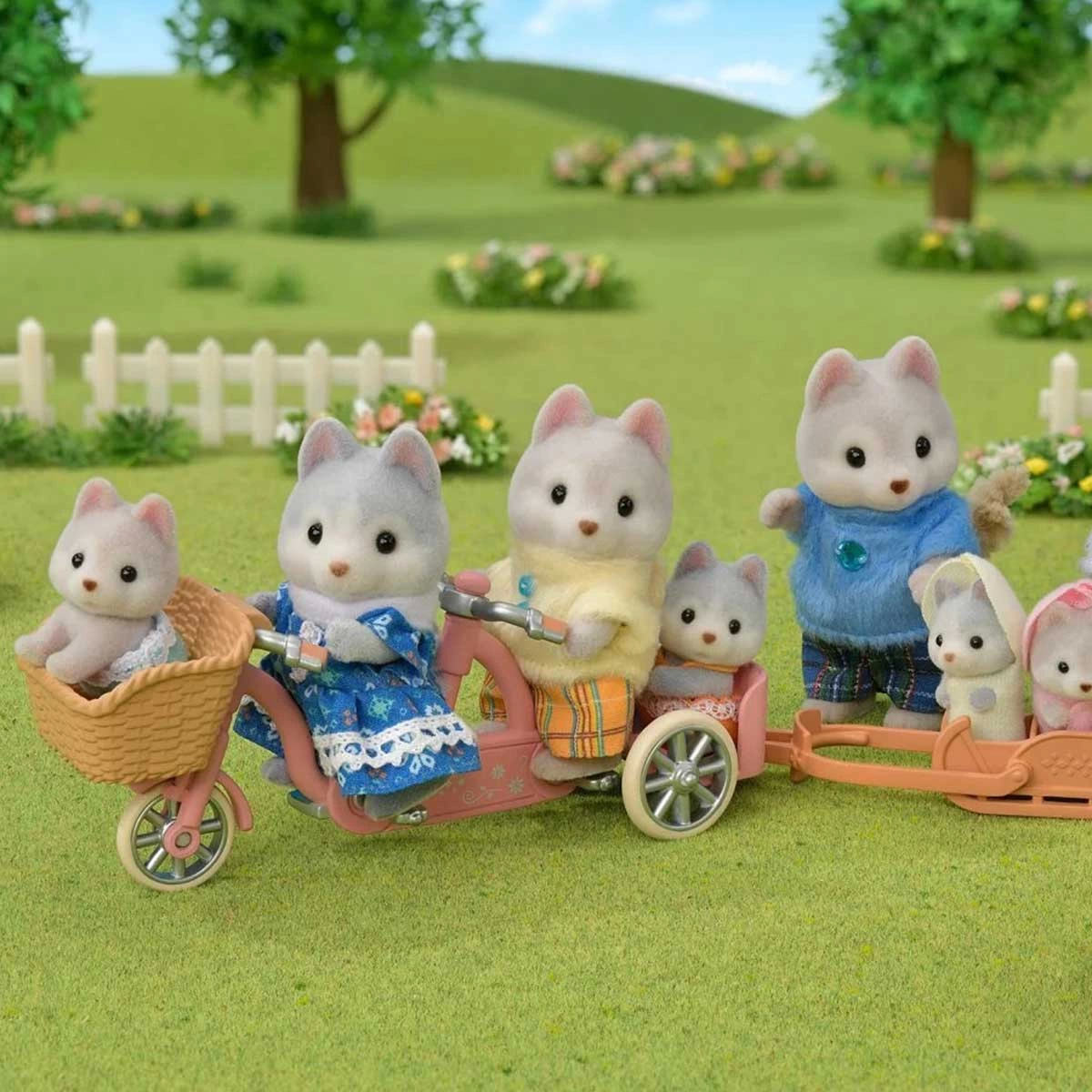 Tandem Bike Set- Husky Brothers