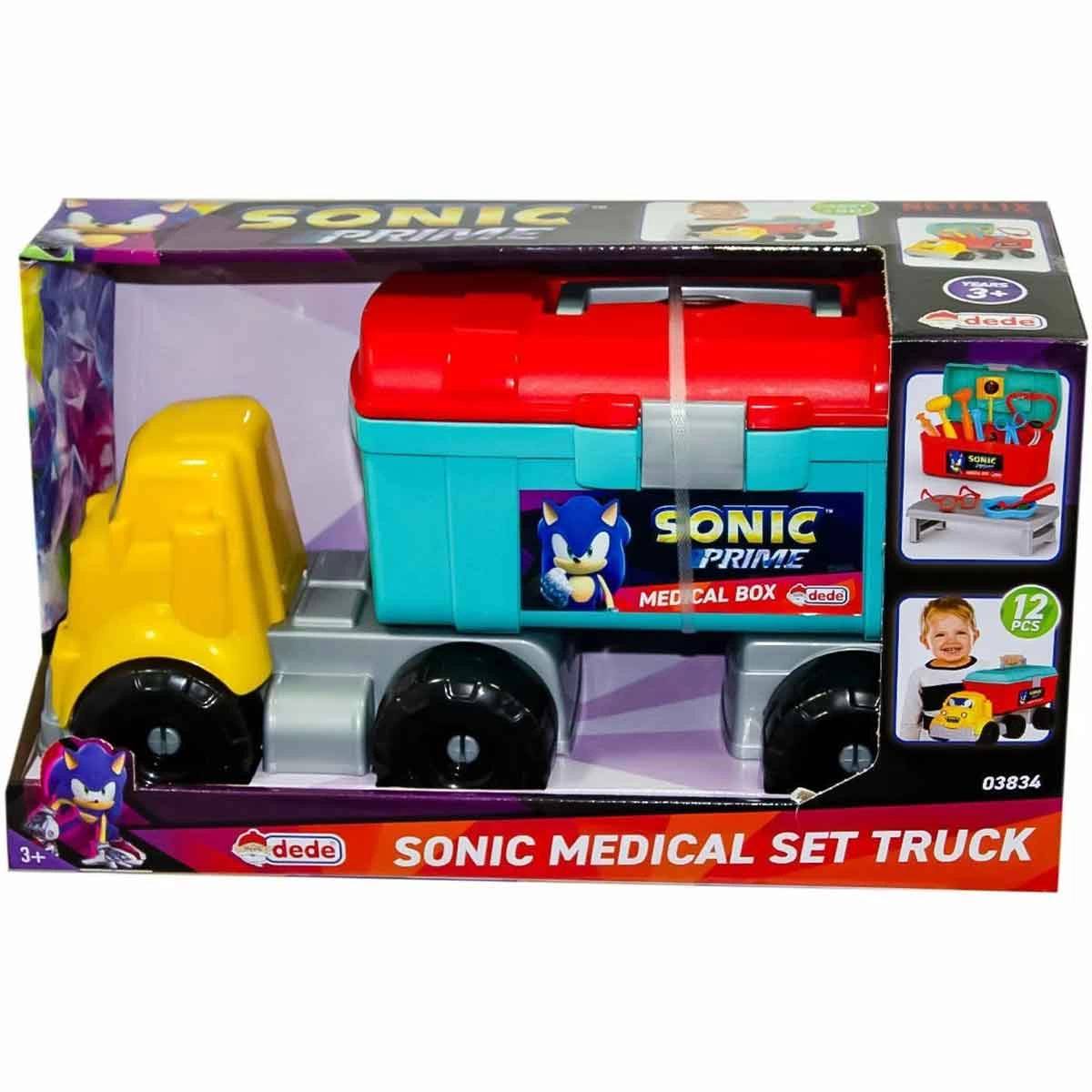 Sonic Prime Doctor Truck Set 12 Pieces