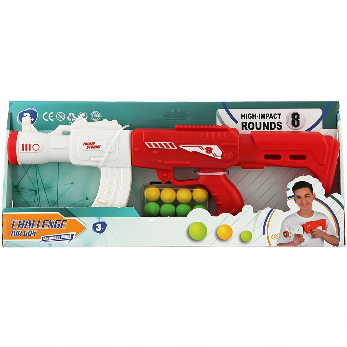 Challenge Sponge Ball Shooting Blaster