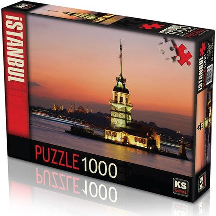 1000 Piece Maiden's Tower Sunset Puzzle