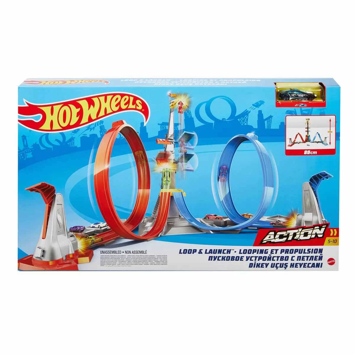 Hot Wheels Vertical Flight Thrill Track Set GRW39