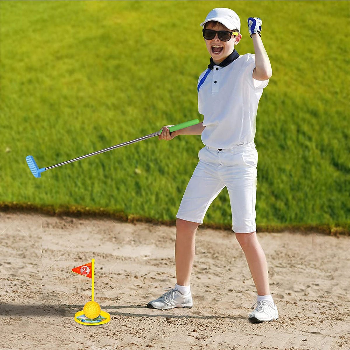Miniature Mini Golf Set