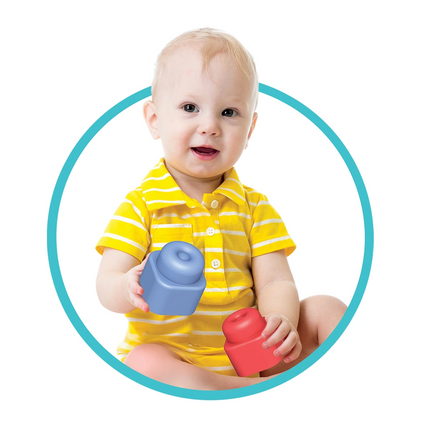 Soft Big Blocks Bucket 18 Pieces