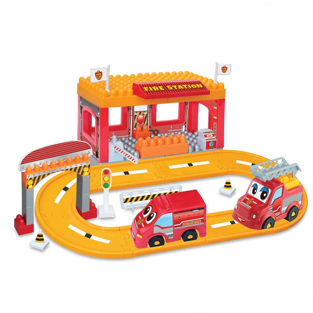 Dede Fire Department Road Set 50 Pieces