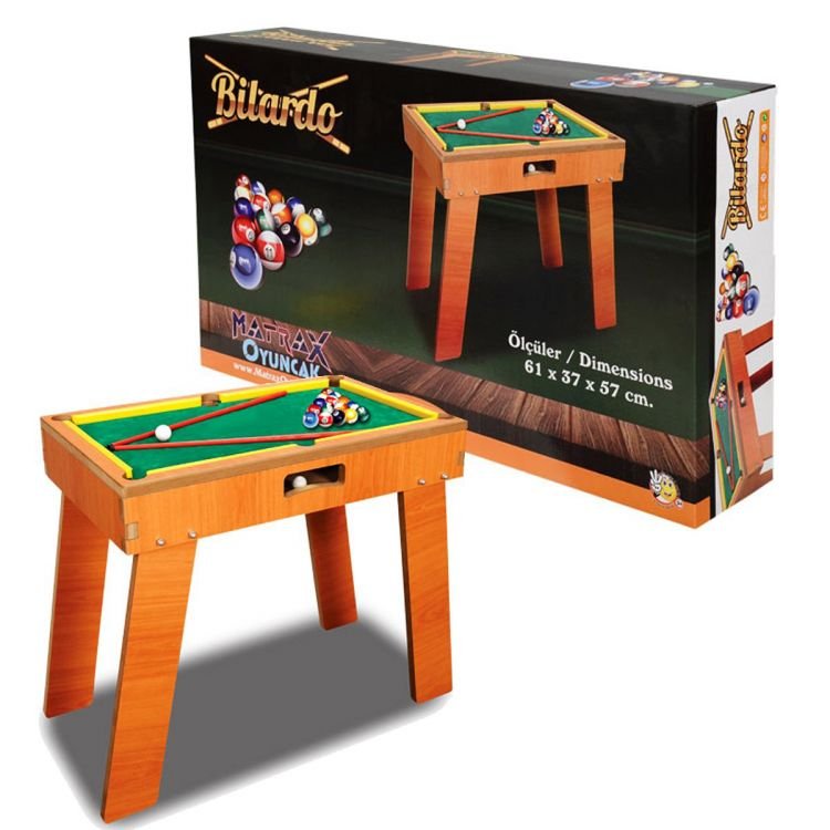 Wooden Billiards Game