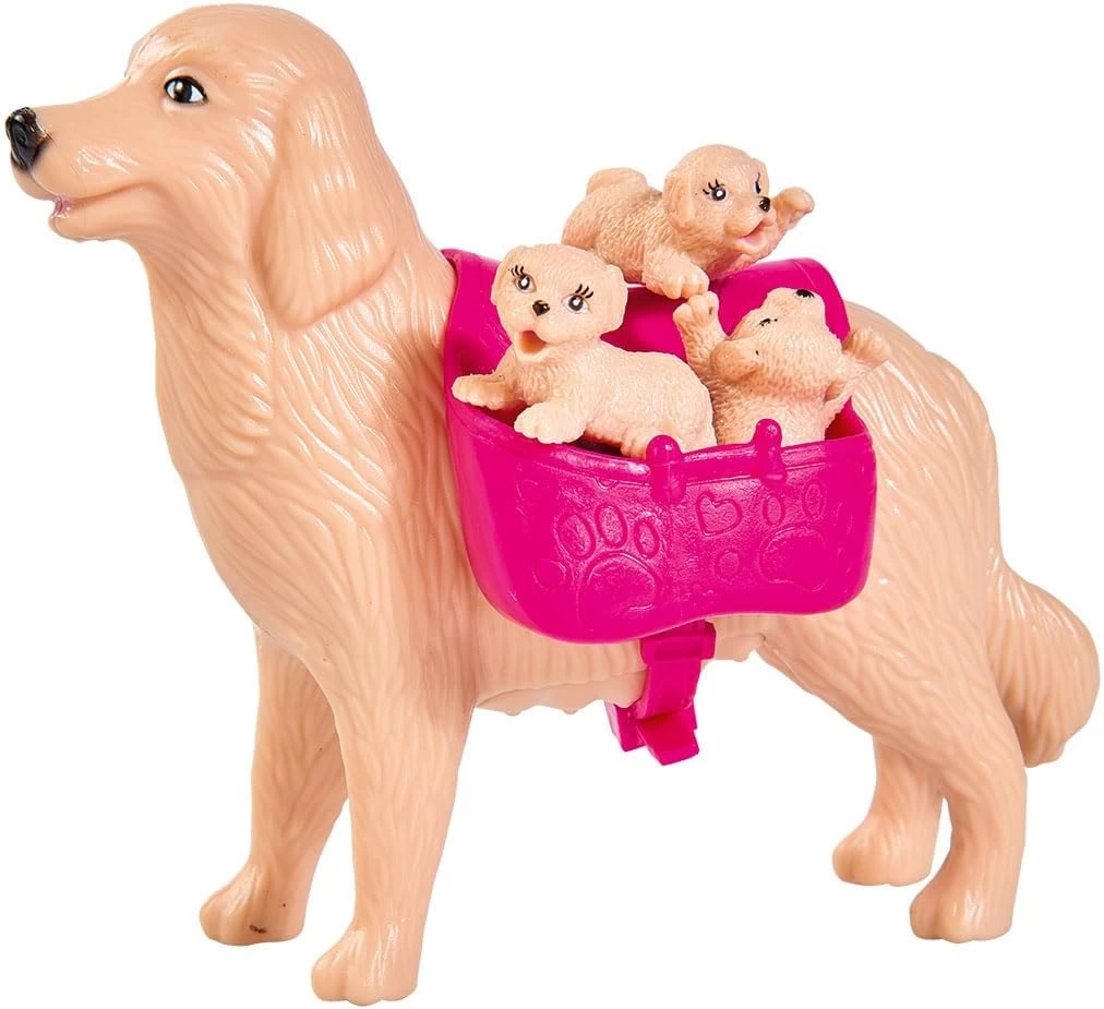 House Dog and Her 3 Puppies SMB-105733072