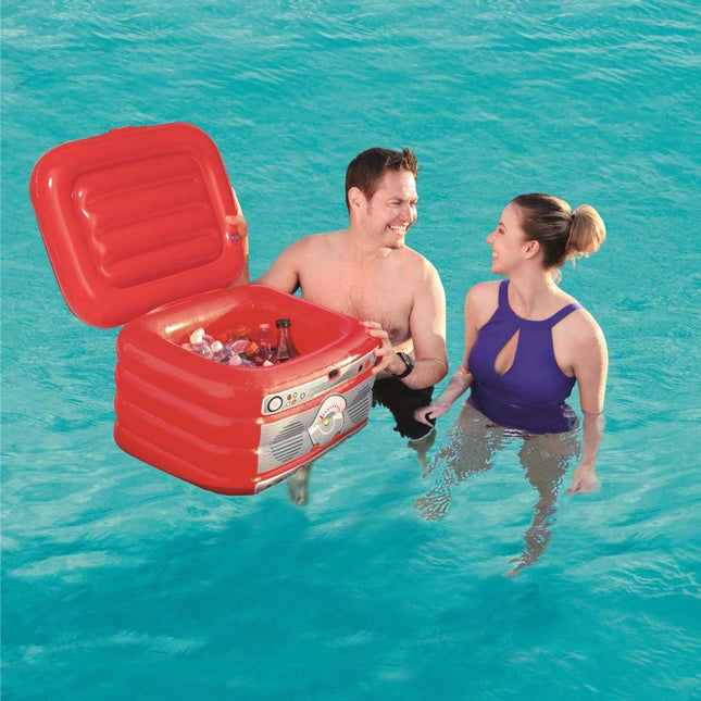 Bestway Retromusic Portable Inflatable Refrigerator 31 Liters