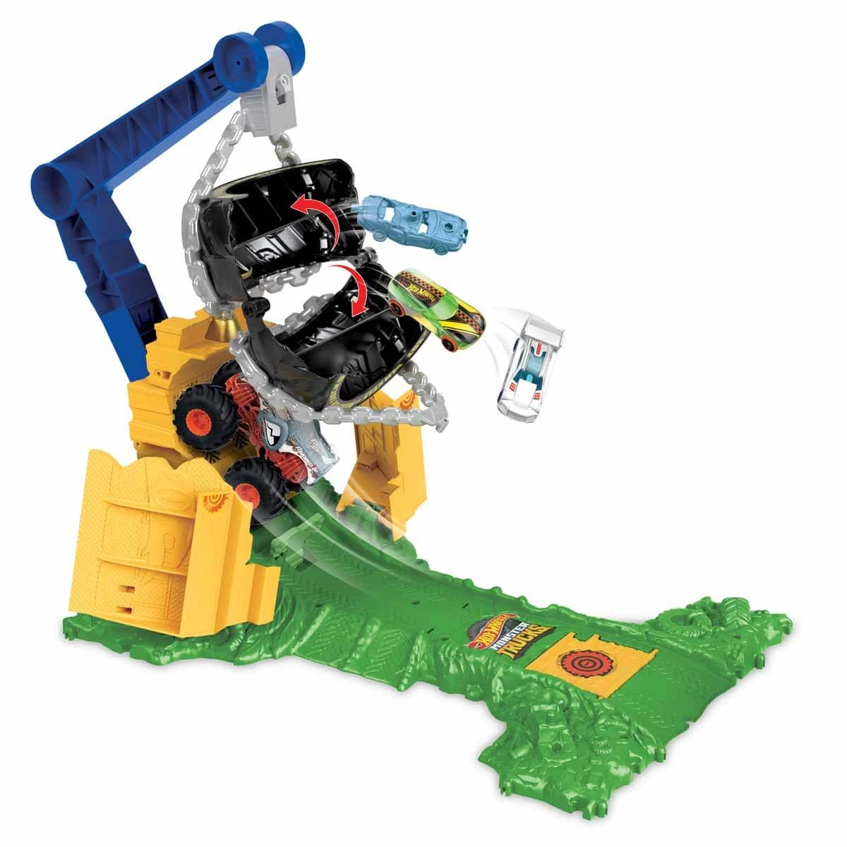 Hot Wheels Monster Trucks Arena Rhinomite Challenge Playset HTP18