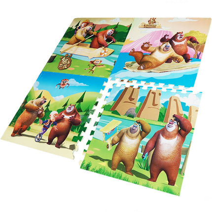 Lovely Bears Eva Puzzle Floor Mat 120x120 Cm Play Mat 12 mm Thickness