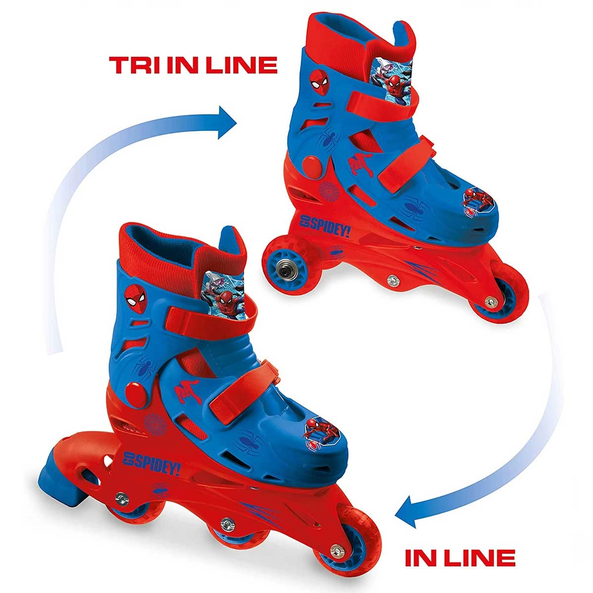 Spiderman Inline 3 Wheel Skates