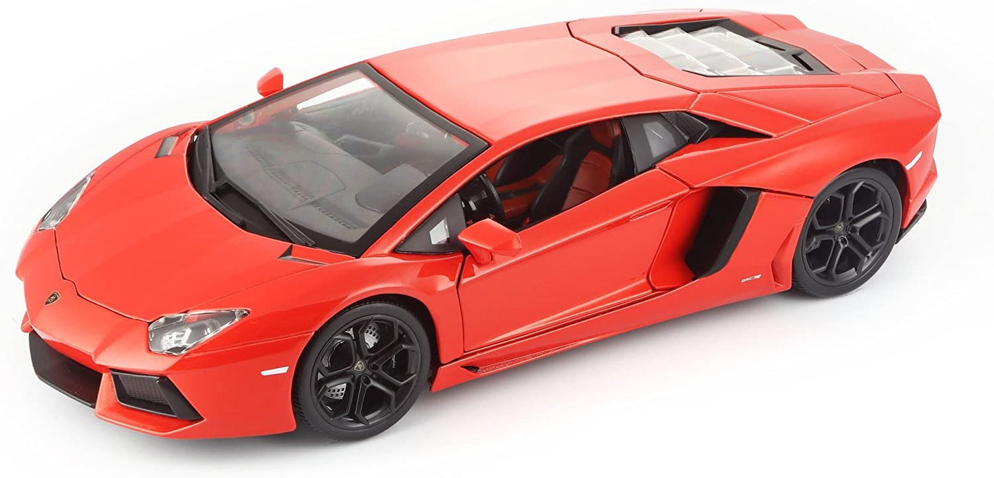 Bburago 1:18 Lamborghini Aventador LP700-4 Orange Model Car