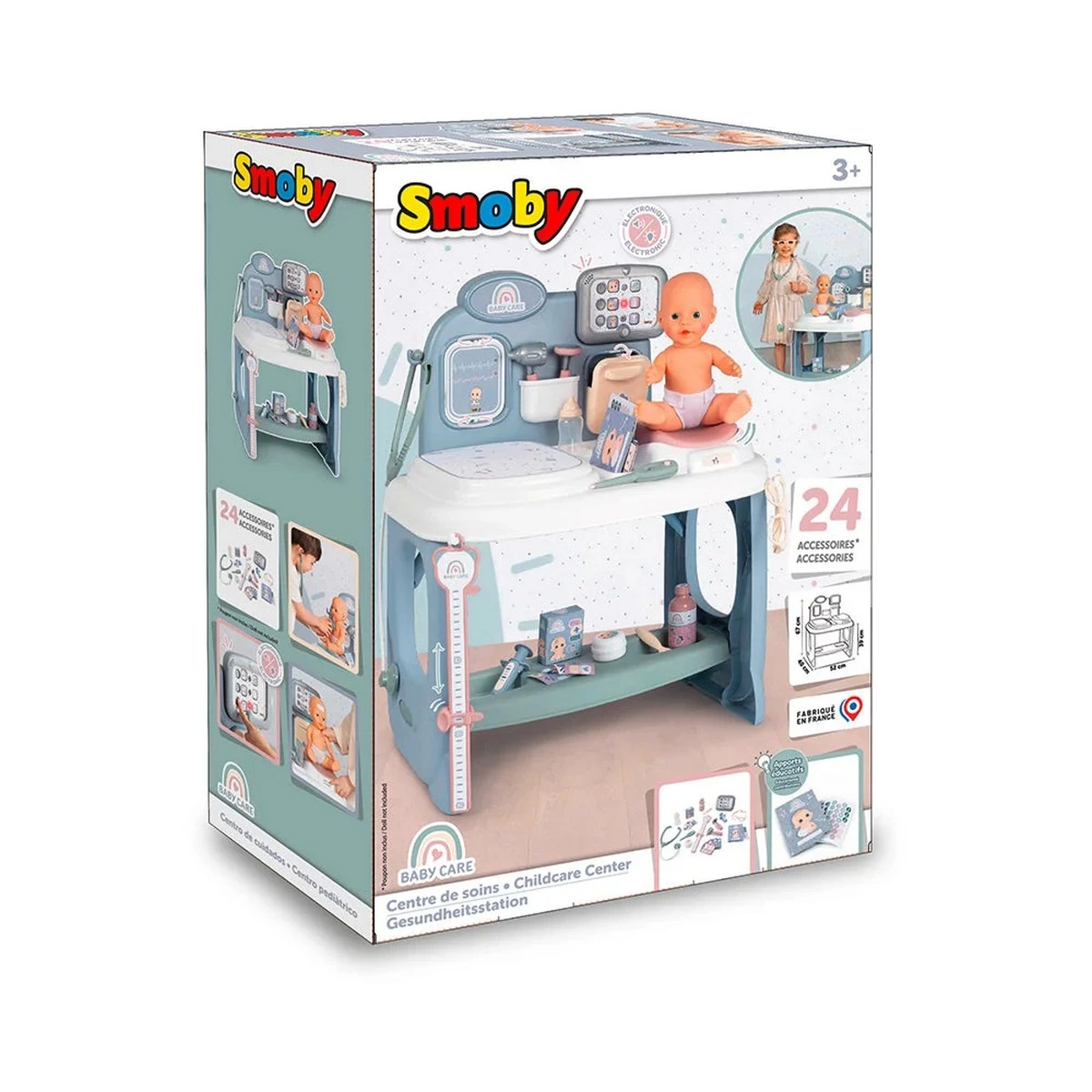 Smoby Electronic Baby Care Center Play Set 240305