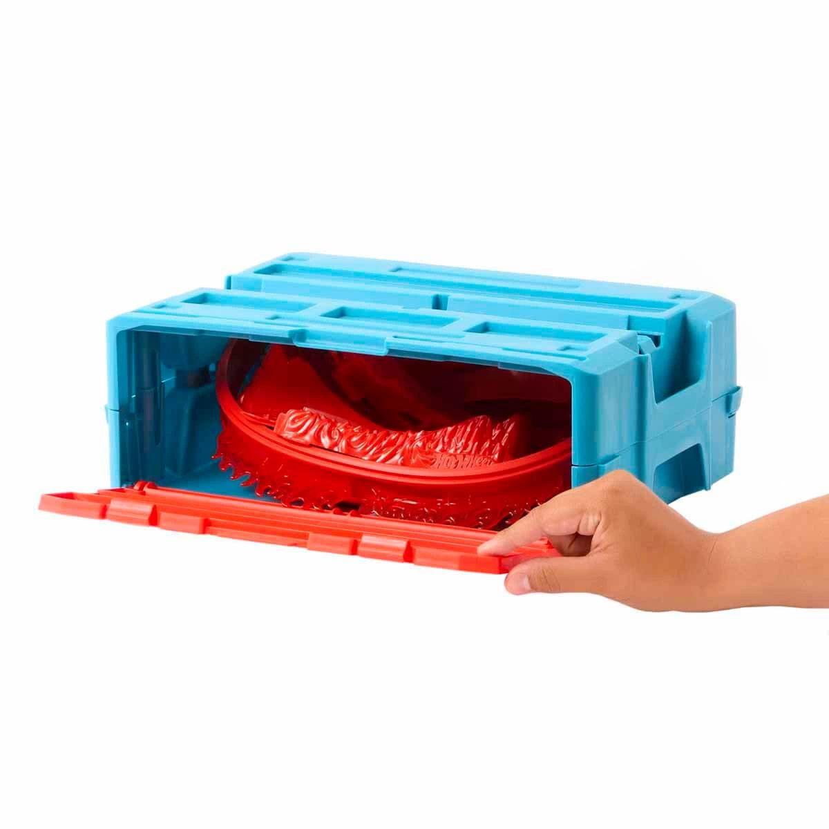 Hot Wheels Track Builder Flame Themed Stunt Set HMC04