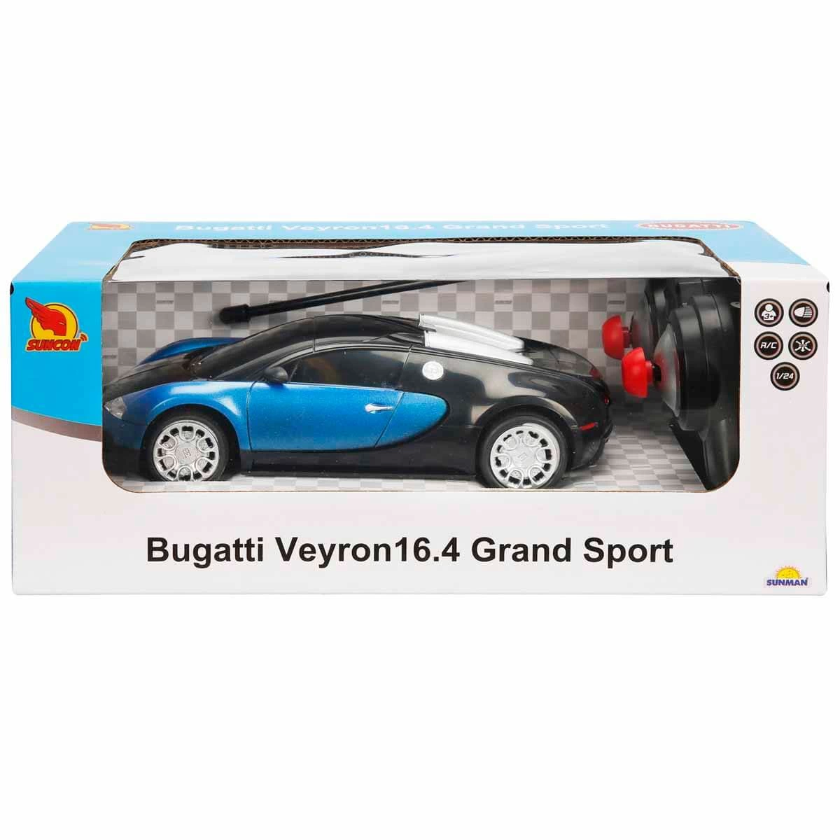 1:24 Bugatti Veyron 16.4 Remote Control Car with Lights