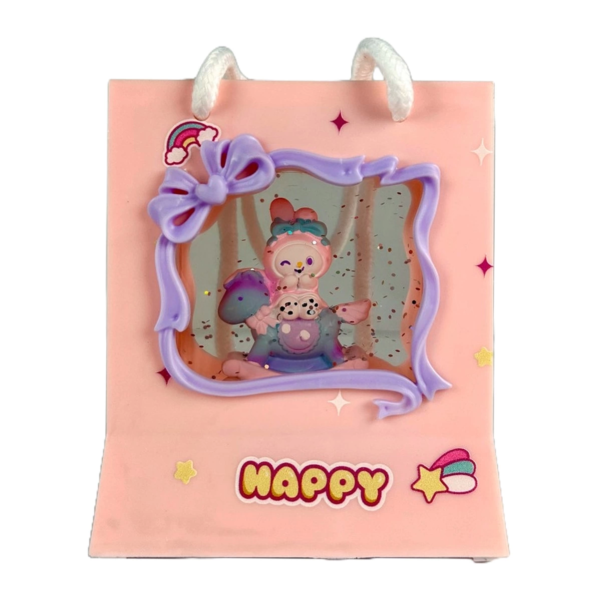 Snow Globe Plastic Shopping Bag LLM-HDY0049