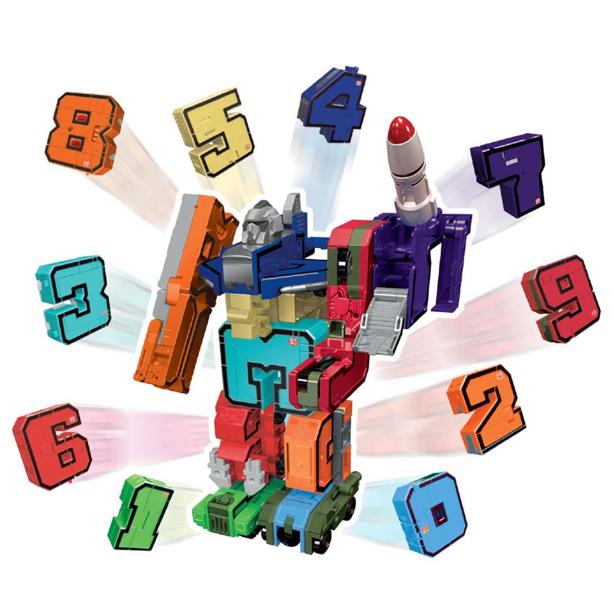 Pocket Morphers Transforming Numbers