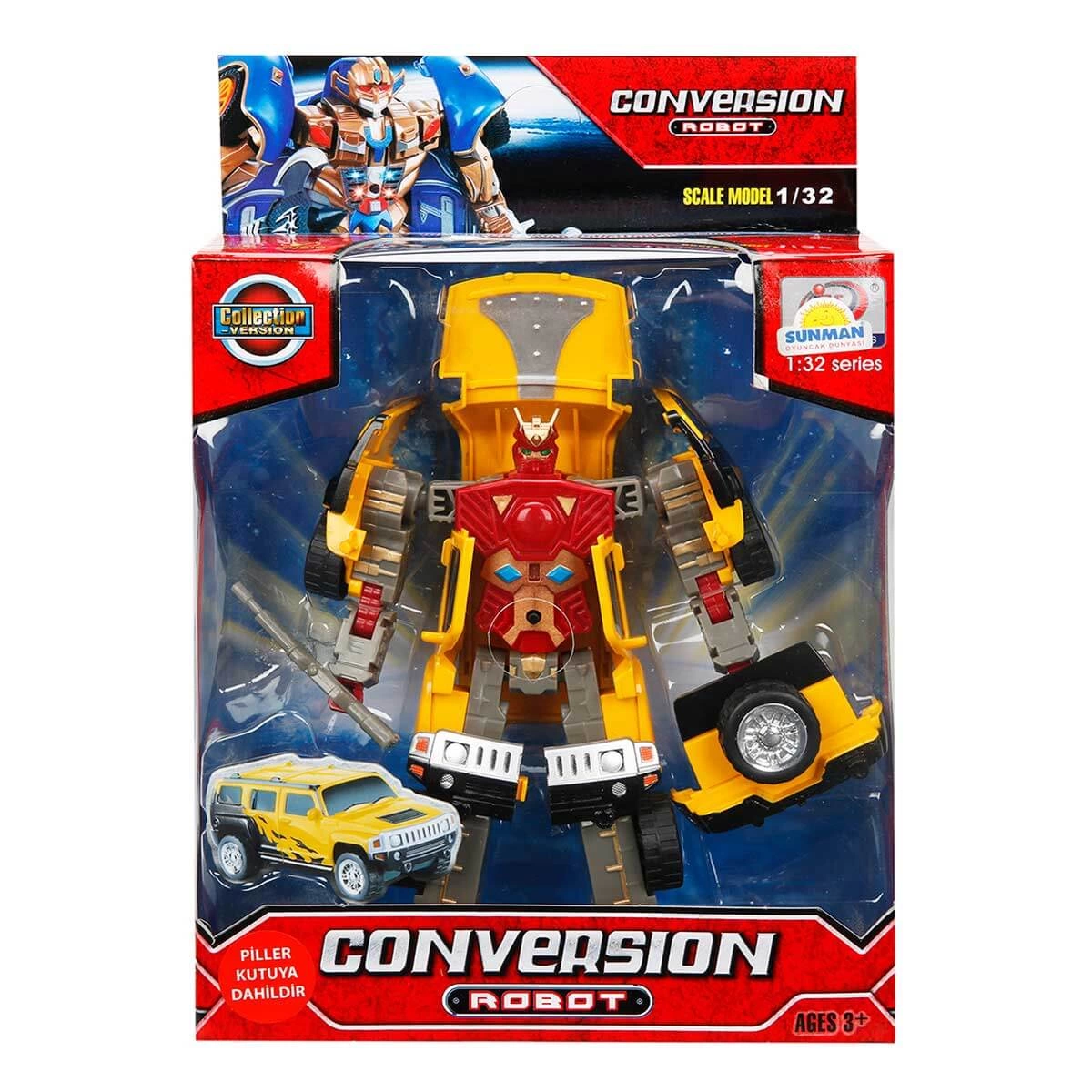 1:32 Transforming Robot with Sound and Light