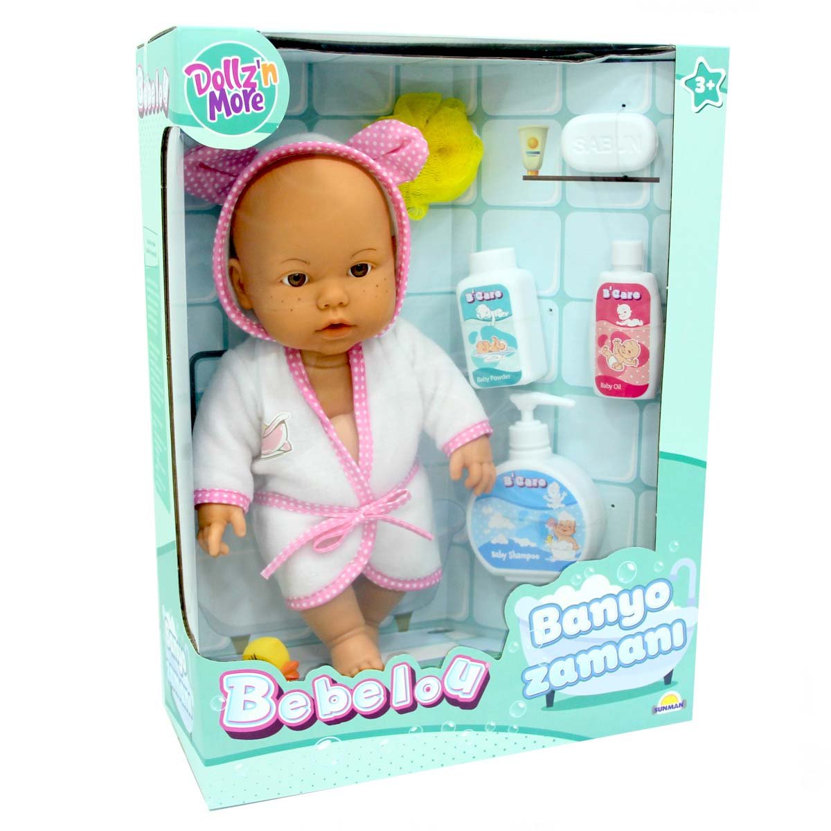 Sunman Bebelou Bath Time Baby