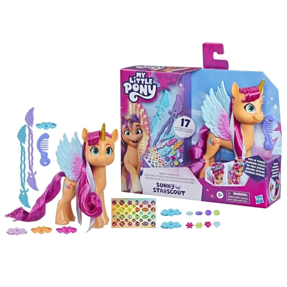 My Little Pony Sunny with Ribbon Hair Design