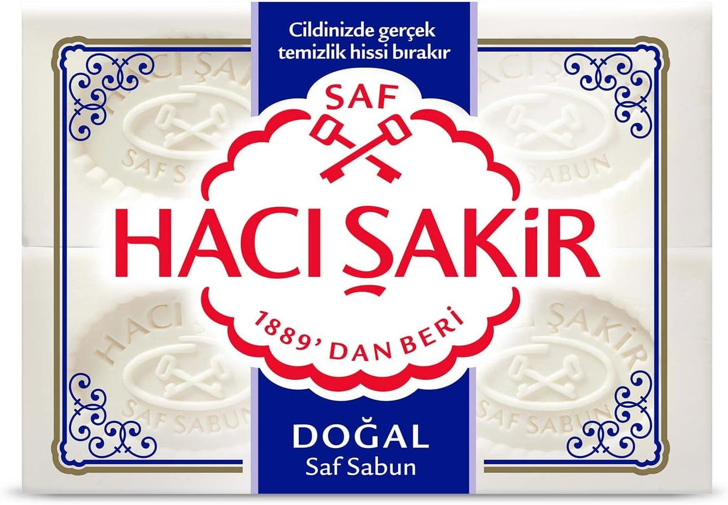 Hacisakir Natural Soap -4x 175 g =700g