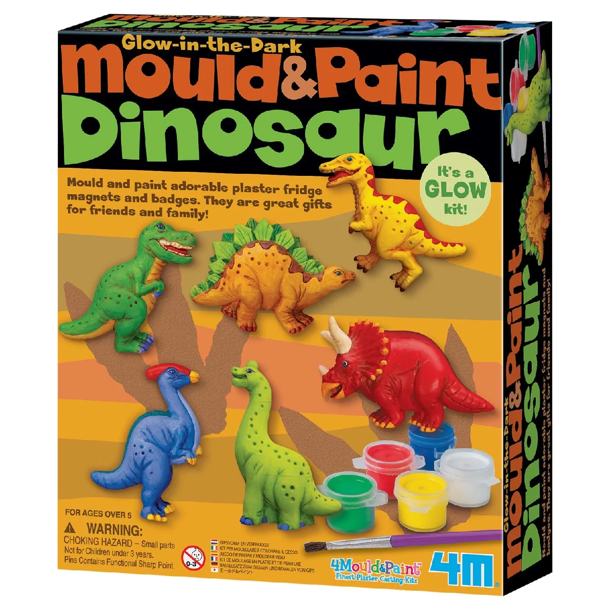 4M Dinosaur Mold and Painting Set