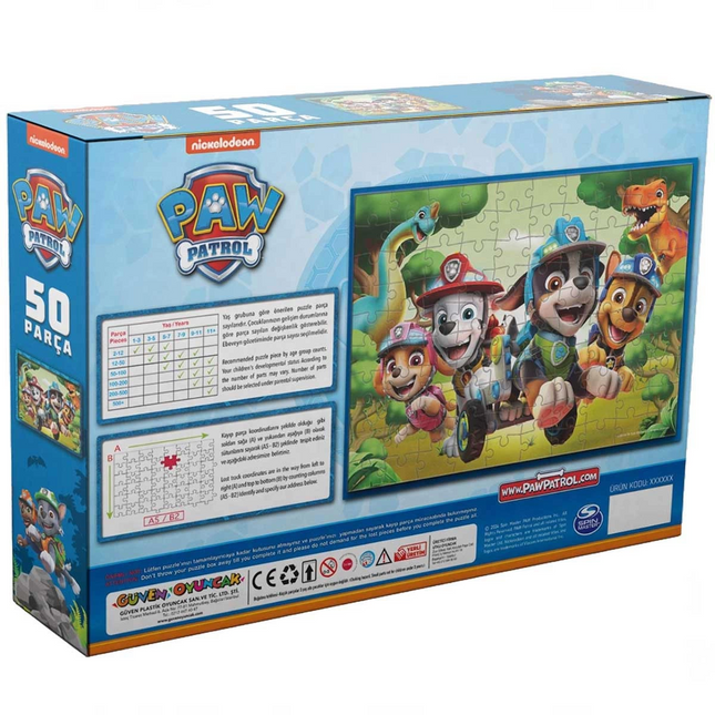 Paw Patrol 50 Piece Puzzle