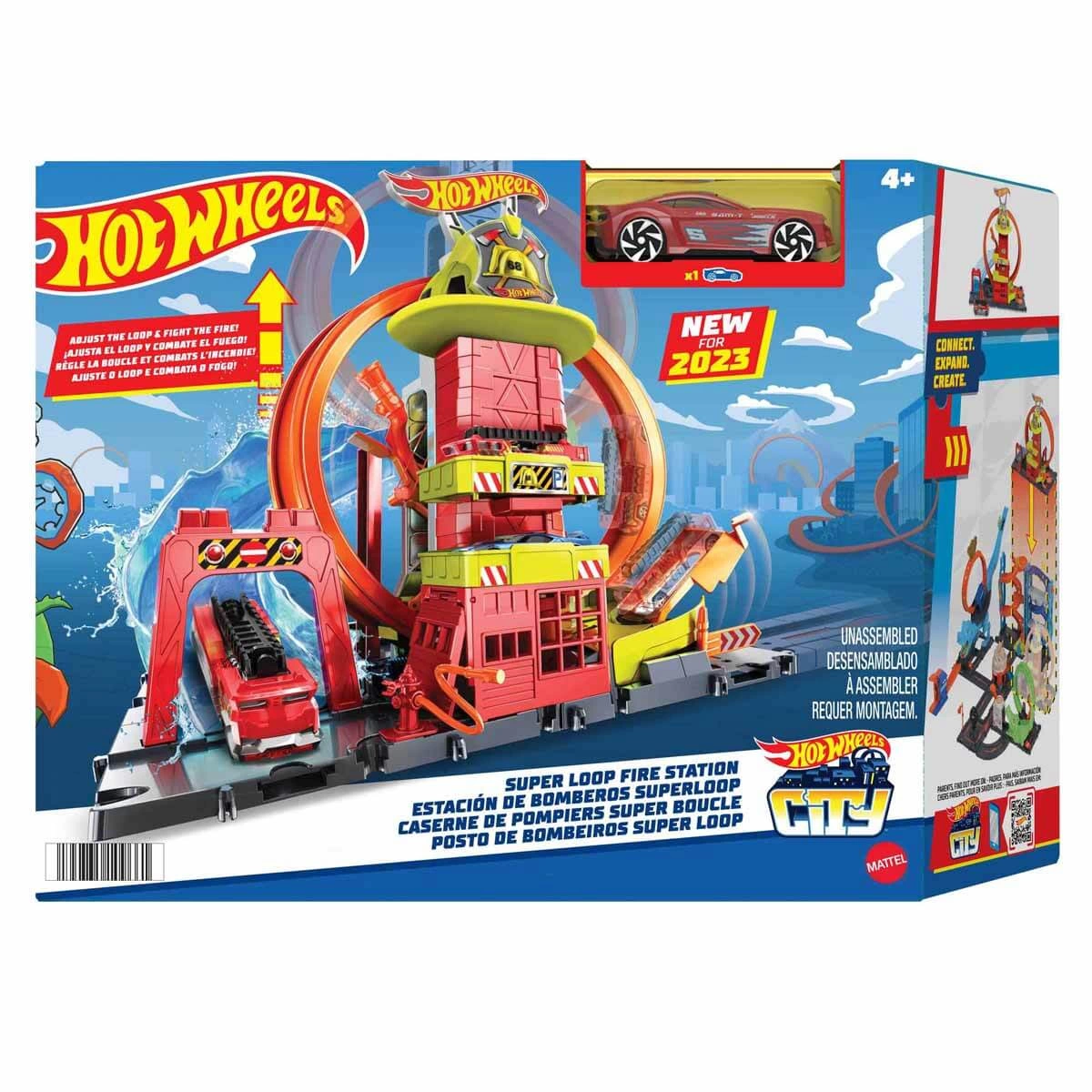 Hot Wheels Circle Track Fire Station HKX41