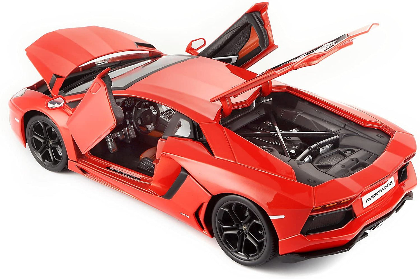Bburago 1:18 Lamborghini Aventador LP700-4 Orange Model Car