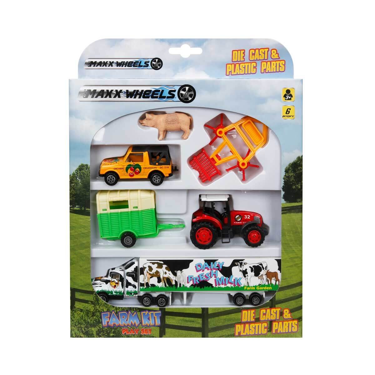 Maxx Wheels Vehicle Farm Set