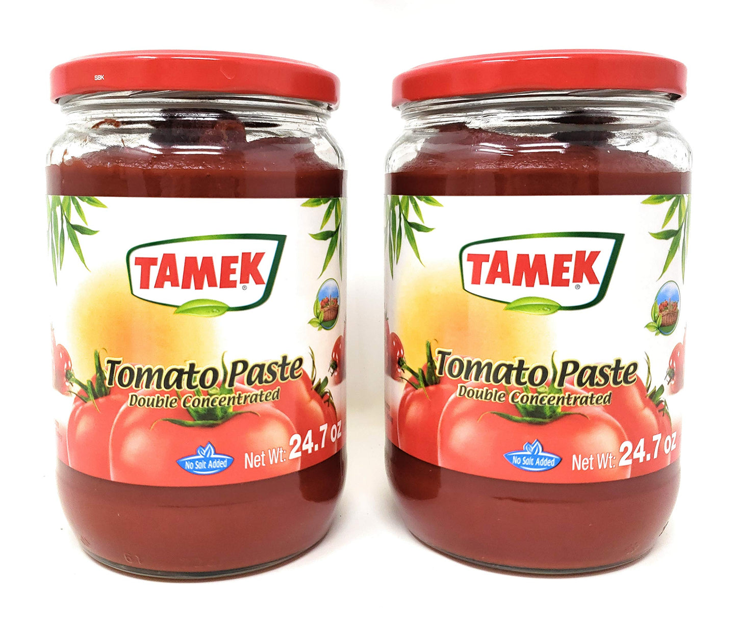 Tamek Tomato Paste Double Concentrate (2 Pack, Total of 1400g)
