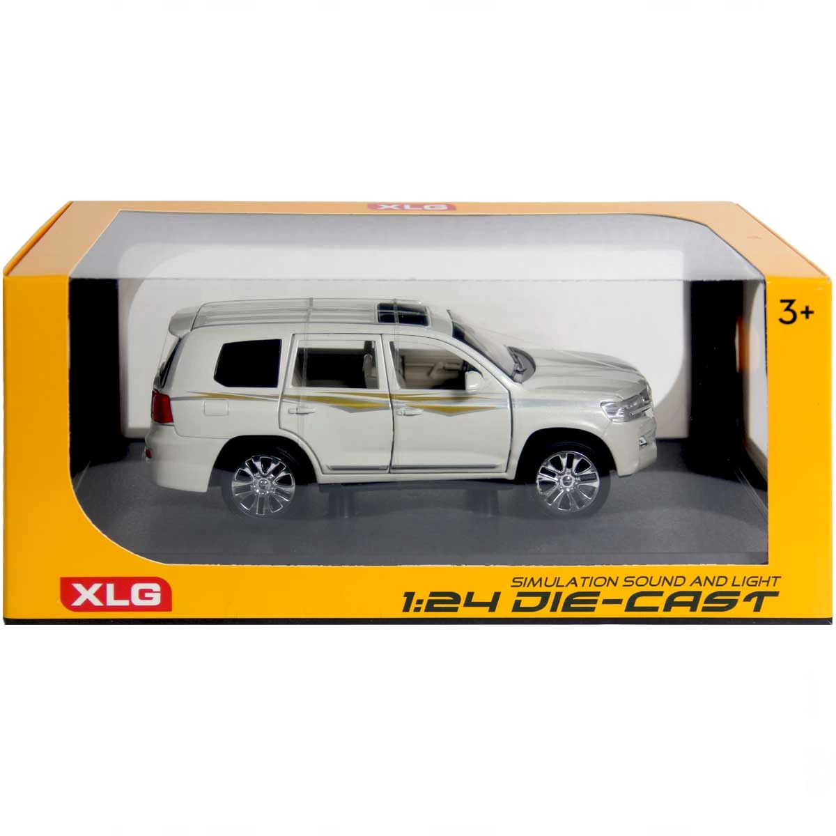 1:24 XLG Metal Sound and Light Model Car M923W-1