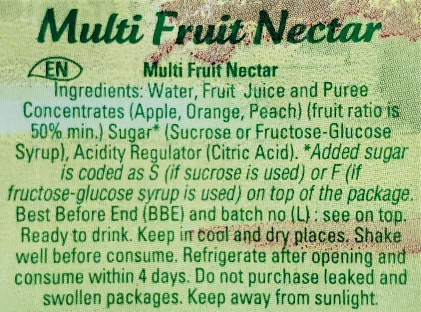 Tamek Multi Fruit Nectar Juice (2 Pack, Total of 67.6oz)