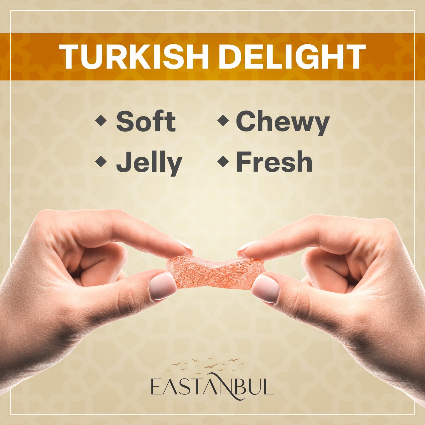 Eastanbul Turkish Delight, 35.3oz, Turkish Delights Candy, Assorted Lokum in Souvenir Wooden Gift, International Candy, Dulces de Narnia, Plain, Gluten Free, No Synthetic Ingredients, Vegan Gift