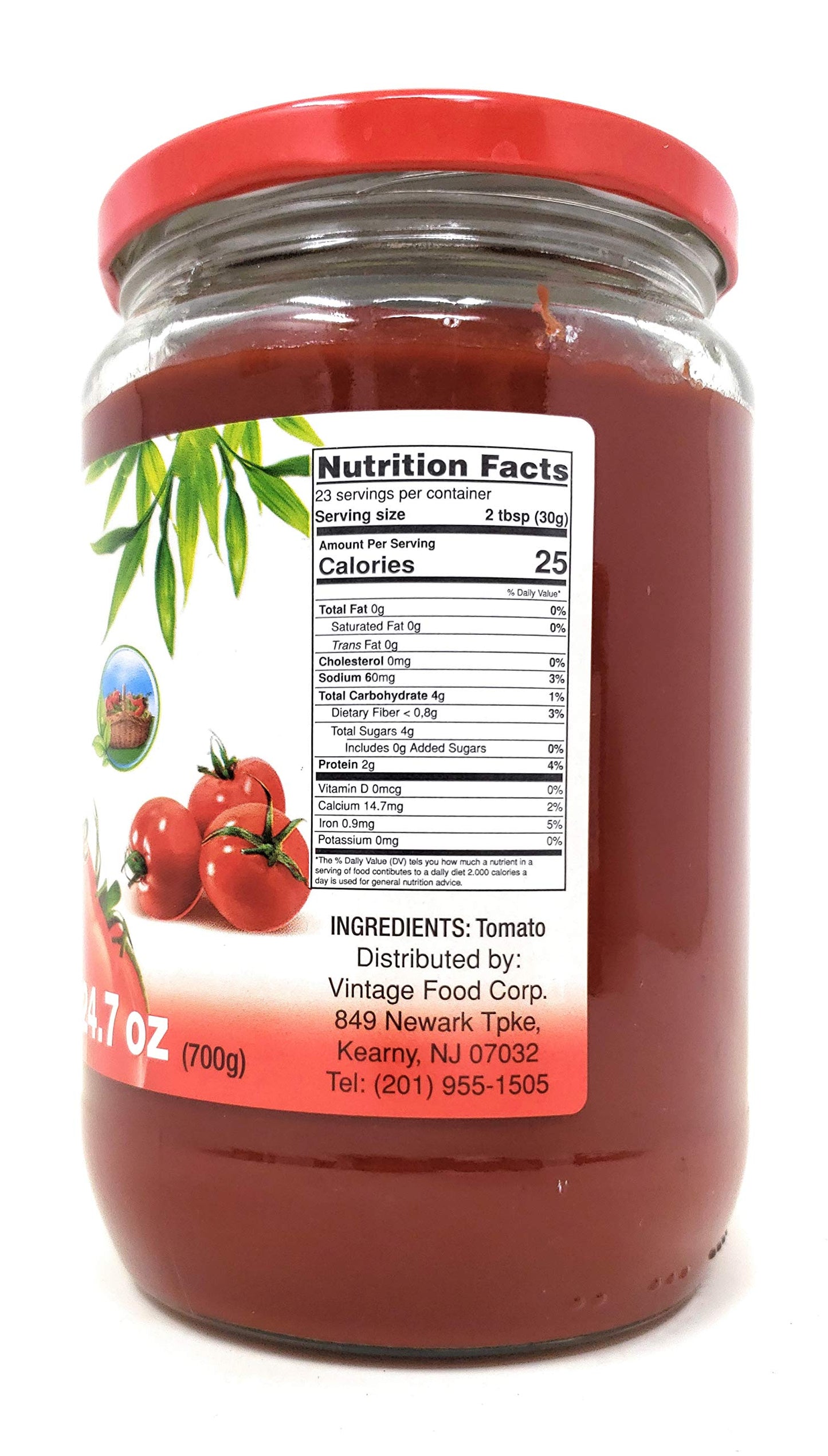 Tamek Tomato Paste Double Concentrate (2 Pack, Total of 1400g)